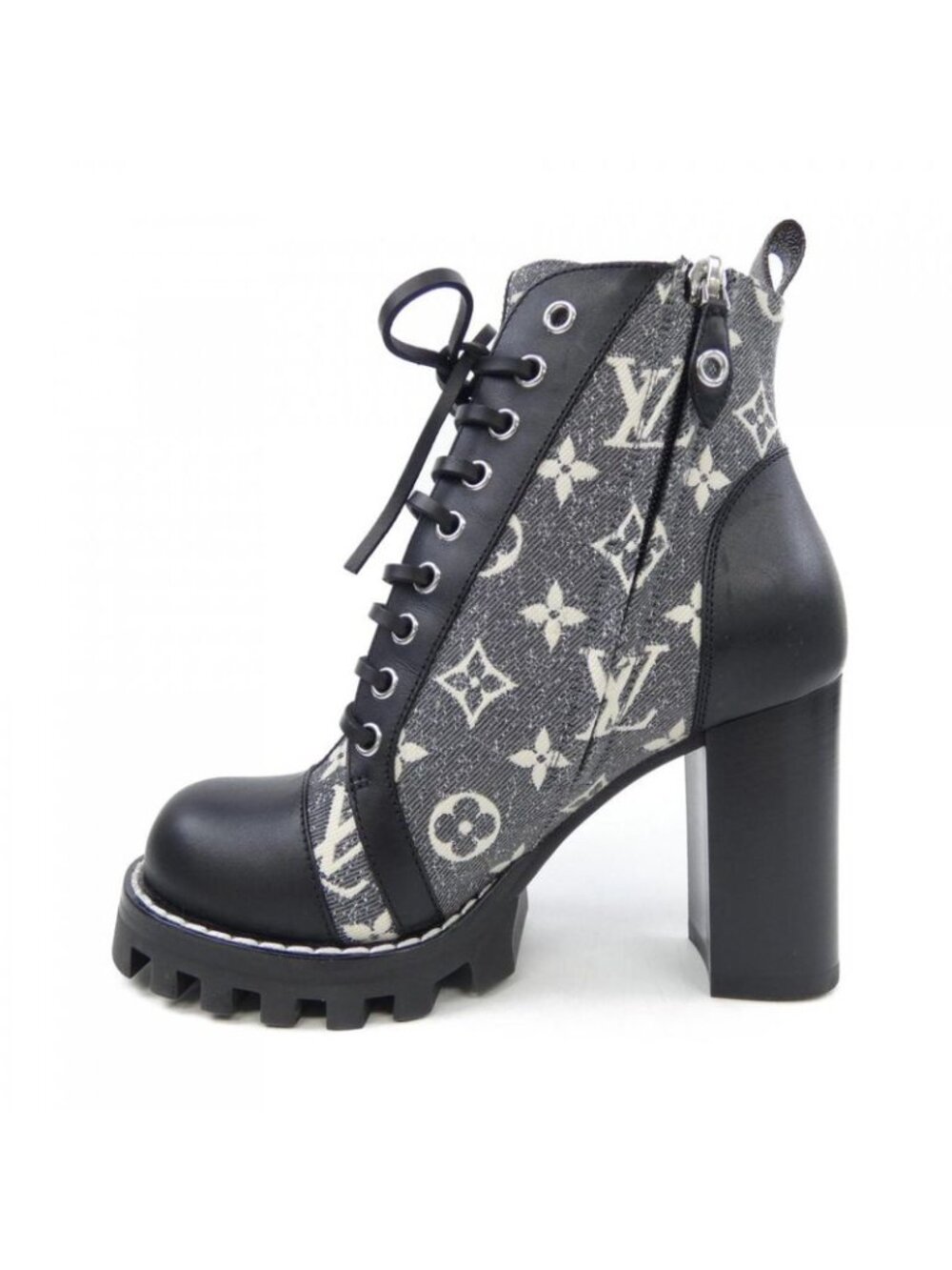 Louis Vuitton Monogram Denim Star Trail Line Boots - Picture 2 of 6